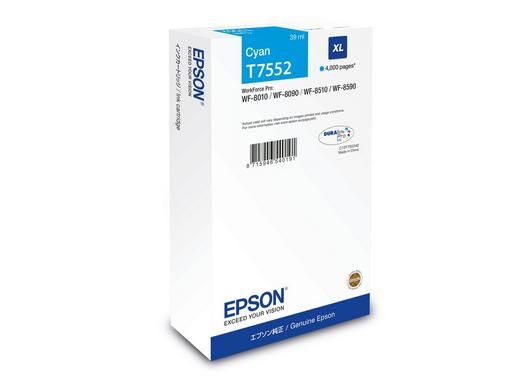 Image of Epson C13T75524N cartuccia Inkjet 1 pz Originale Resa elevata (XL) Ciano 074