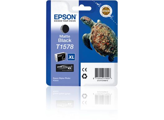 Image of Epson T1578 cartuccia Inkjet 1 pz Originale Resa elevata (XL) Nero 074