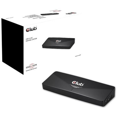 Image of CLUB3D CSV-3103D The Club 3D Universal USB 3.1 Gen 1 UHD 4K Docking station 074