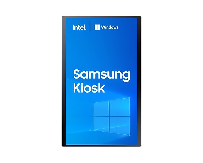 Image of Samsung KM24C-3 Design chiosco 61 cm (24") LED 250 cd/m² Full HD Bianco Touch screen Processore integrato Windows 10 IoT Enterprise 16/7 074