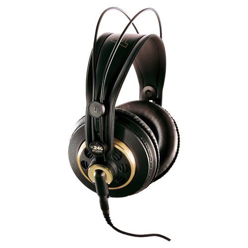 Image of Cuffie filo Akg 2058X00130 PROFESSIONAL K240 Studio nero e oro 074