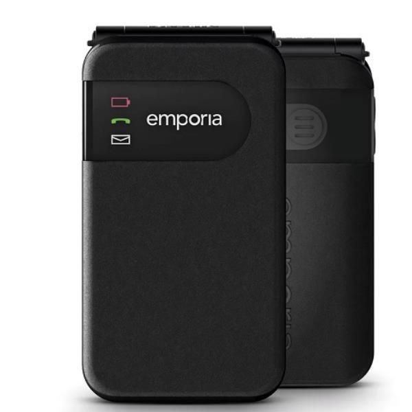 Image of Emporia SIMPLICITYglam 7,11 cm (2.8") 102 g Nero Telefono per anziani 074