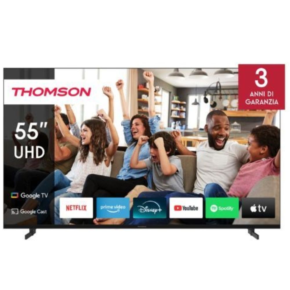 Image of TV 55 THOMSON 4K SMART UHD T2/C2S2 GOOGLE TV FRAMELESS 074