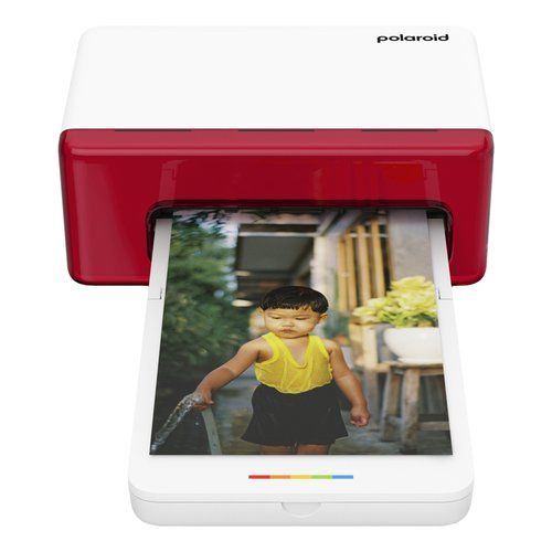 Image of Stampante fotografica Polaroid 9165 HI PRINT 4x6 bianco e rosso 074