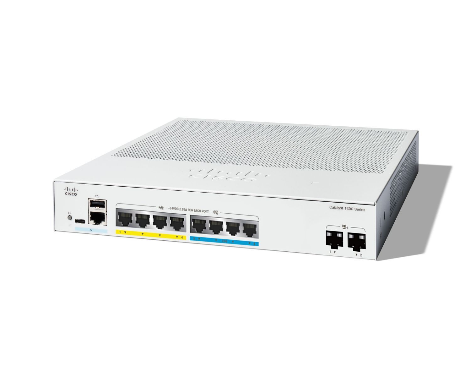 Image of CATALYST 1300 4-PORT 2.5GE, 4-PORT GE, POE, 2X10G 074