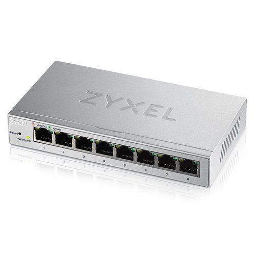 Image of SWITCH ZYXEL 8P LAN GIGABIT ZYXEL GS1200-8-EU0101F UNMANAGED PLUS 8P GIGABIT 074