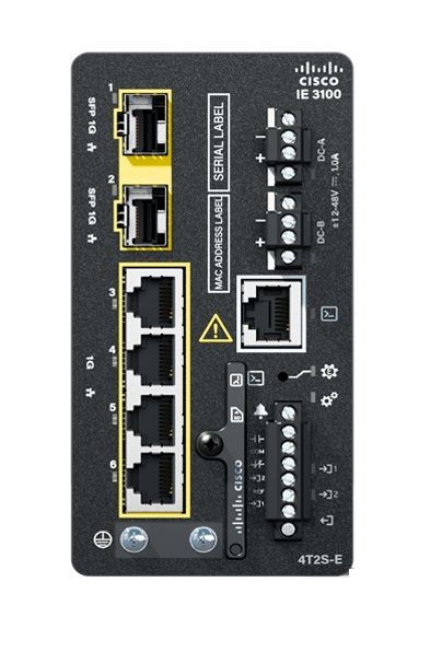 Image of IE3100 W/4GE COPPER, 2GE SFP, FIXED SYSTEM,NET. E 074