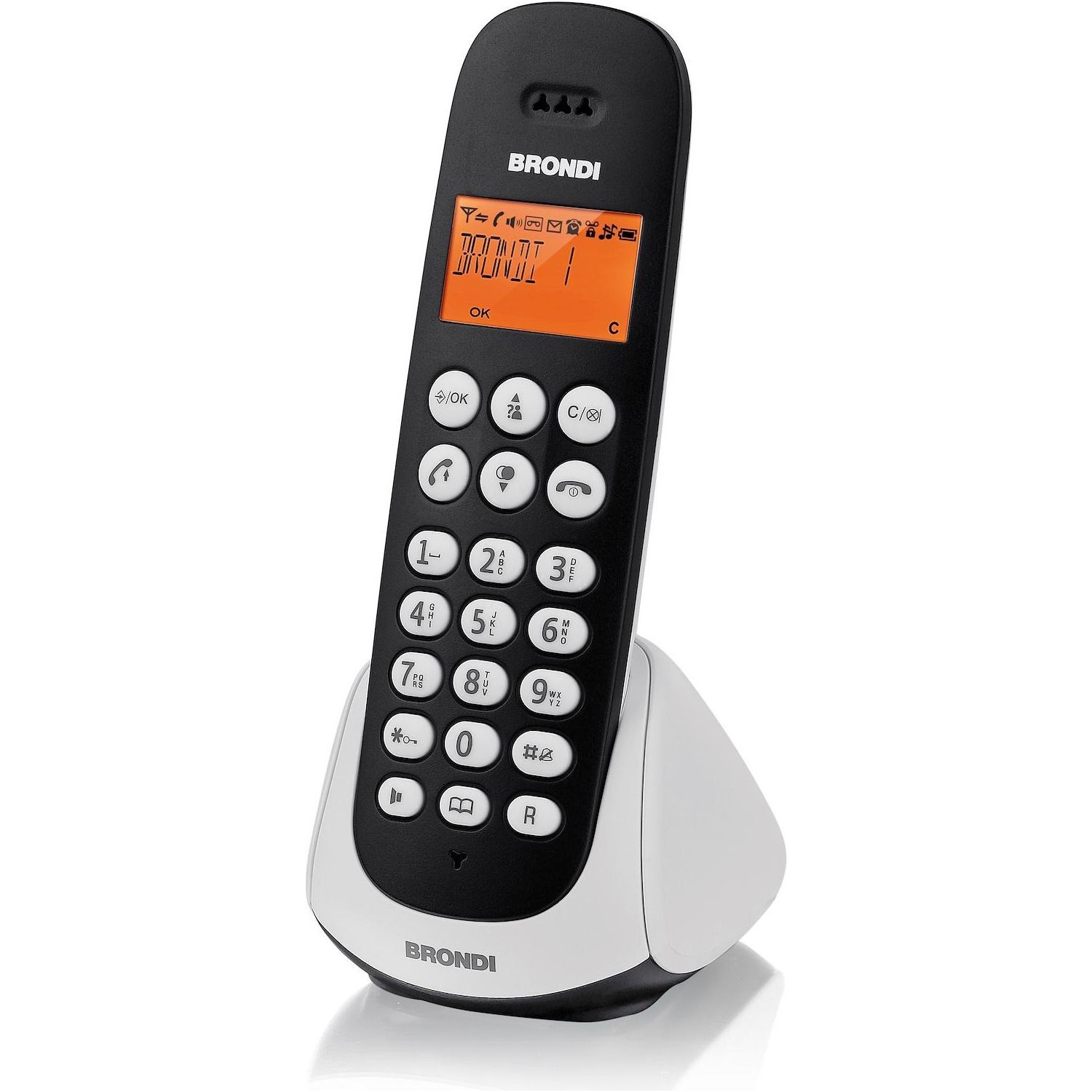 Image of Telefono Cordless Brondi Adara nero nero 074