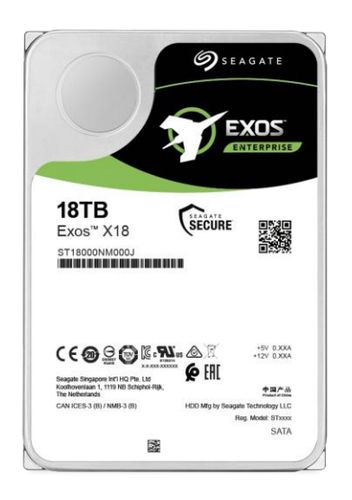 Image of SEAGATE HDD INTERNO 3,5 EXOX 18TB SAS IPERSCALE SATA6 7200RPM 256Mb CACHE 074