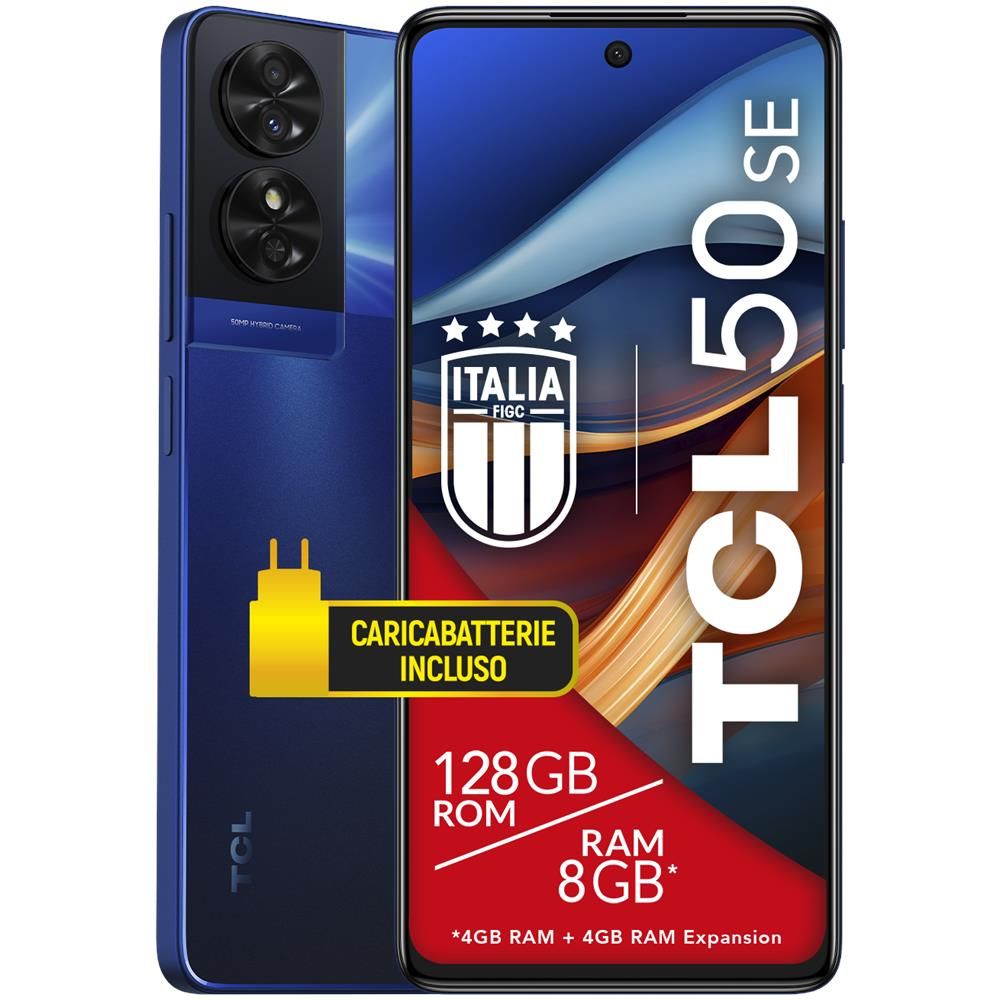 Image of TCL 50 SE 17,2 cm (6.78") Doppia SIM Android 14 4G USB tipo-C 4 GB 128 GB 5010 mAh Blu 074