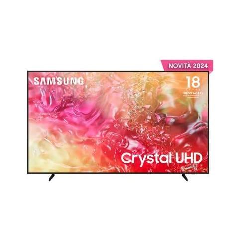 Image of Samsung TV Crystal UHD 4K 85” UE85DU7170UXZT Smart TV Wi-Fi nero 2024, Processore Crystal 4K, 4K Upscaling, Slim Look Design, OTS Lite 074