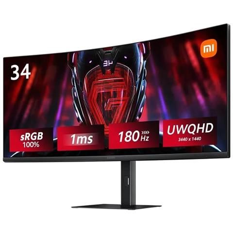 Image of XIAOMI CURVED GAMING G34WQI MONITOR 34 WQHD IPS 1MS 180HZ RGB FREESYNC ELA5454EU 074