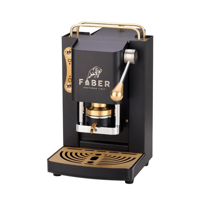 Image of FABER MACCHINA DA CAFFE A CIALDE PRO MINI DELUXE MAT BLACK 074