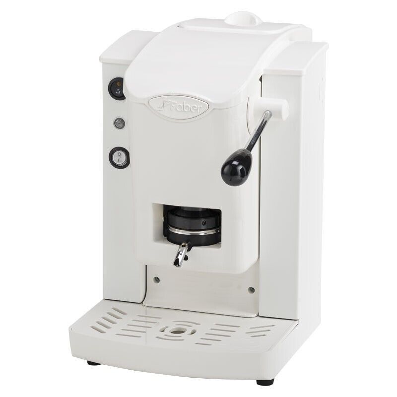 Image of FABER MACCHINA DA CAFFE A CIALDE SLOT BASIC OTTONE TOTAL WHITE 074