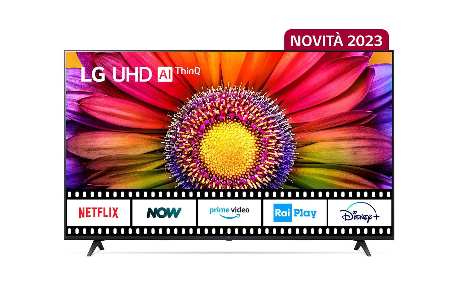 Image of Lg 65UR80006LJ Serie UR80 2023 Tv 65 pollici UHD Smart TV 4K Processore α5 Gen6 HDR10 Pro Filmmaker Mode Game Optimizer Wi-Fi webOS 23 074