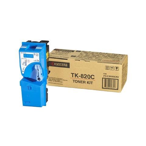 Image of KYOCERA TK-820C toner 1 pz Originale Ciano 074