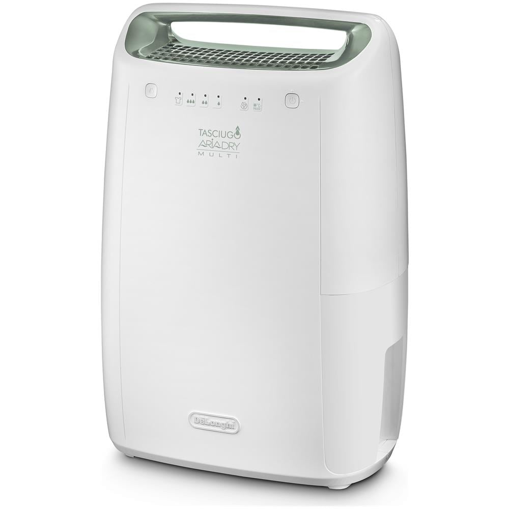 Image of DE LONGHI Deumidificatore DEX212SF con 12 Litri / 24 Ore Capacità Tanica 2.1 Litri Potenza 300 W Colore Bianco 074